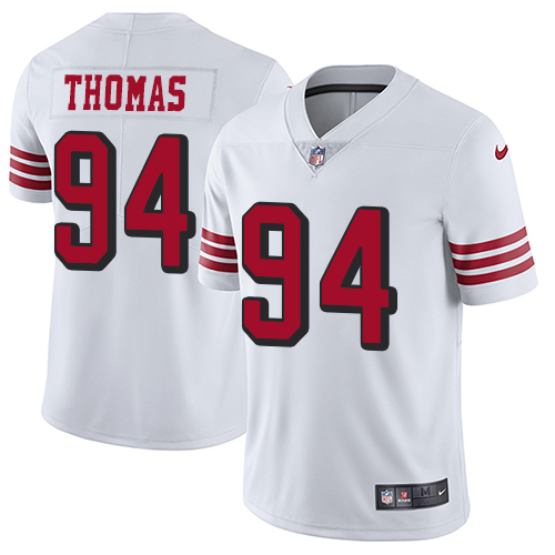 San Francisco 49ers Limited White Men Solomon Thomas NFL Jersey #94 Rush Vapor Untouchable->san francisco 49ers->NFL Jersey